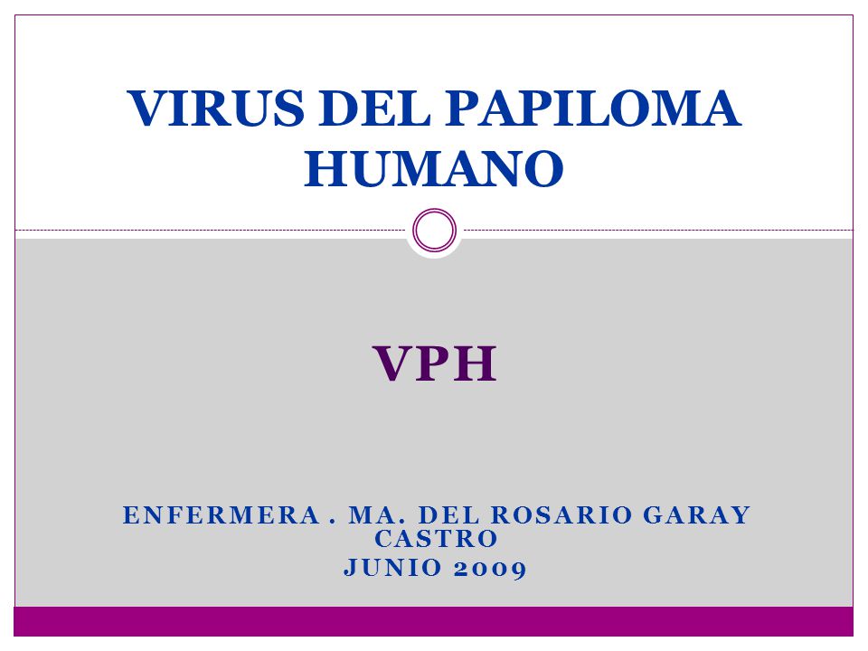 Como se detecta el virus del papiloma humano
